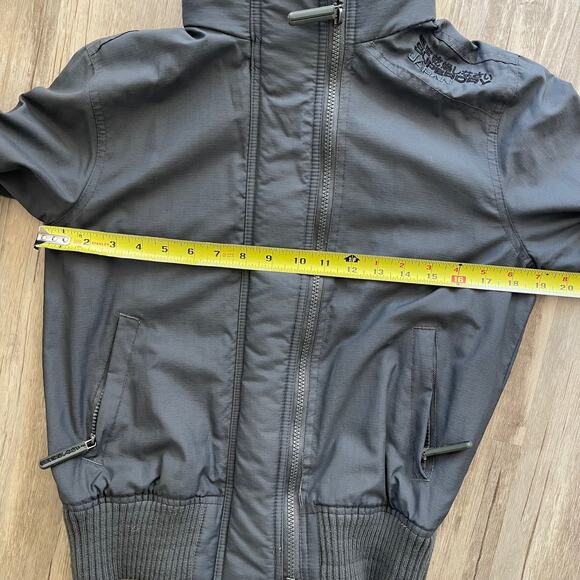 Superdry Windcheater Men’s Jacket Gray Japan Style Triple Zip Windproof Size M - Picture 8 of 9